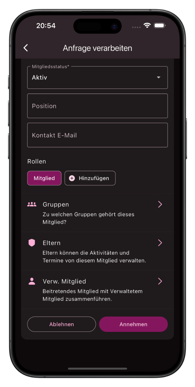 Screenshot Eltern